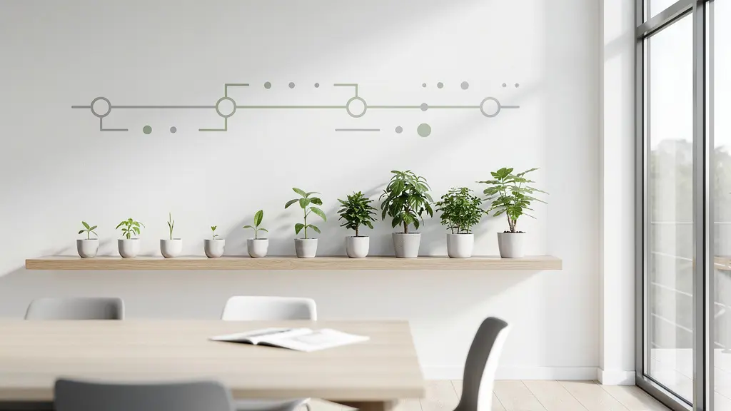 Représentation visuelle du cycle de vie client et de la valeur cumulée dans le temps