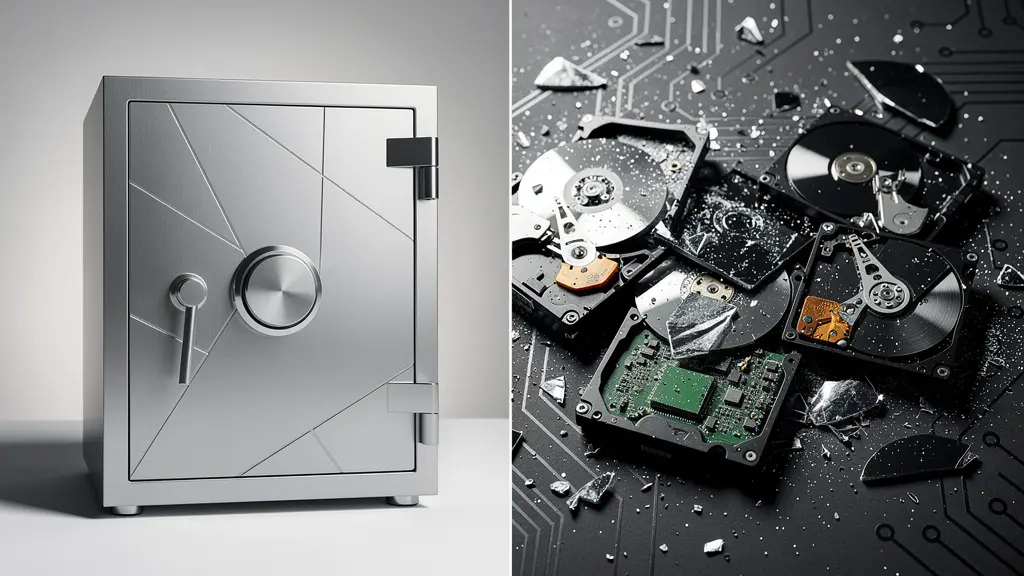 Visualisation du processus de sauvegarde externe sécurisée pour protection contre le piratage