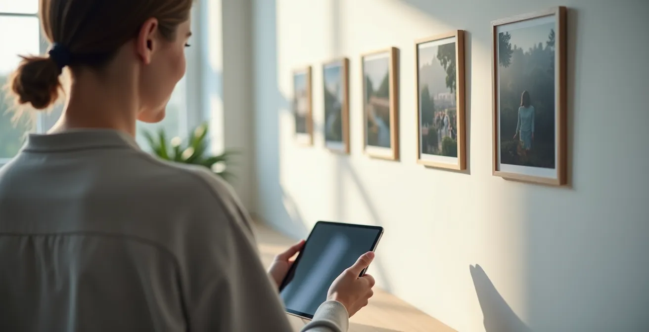 Illustration montrant le chargement progressif d'images lors du défilement sur une page web