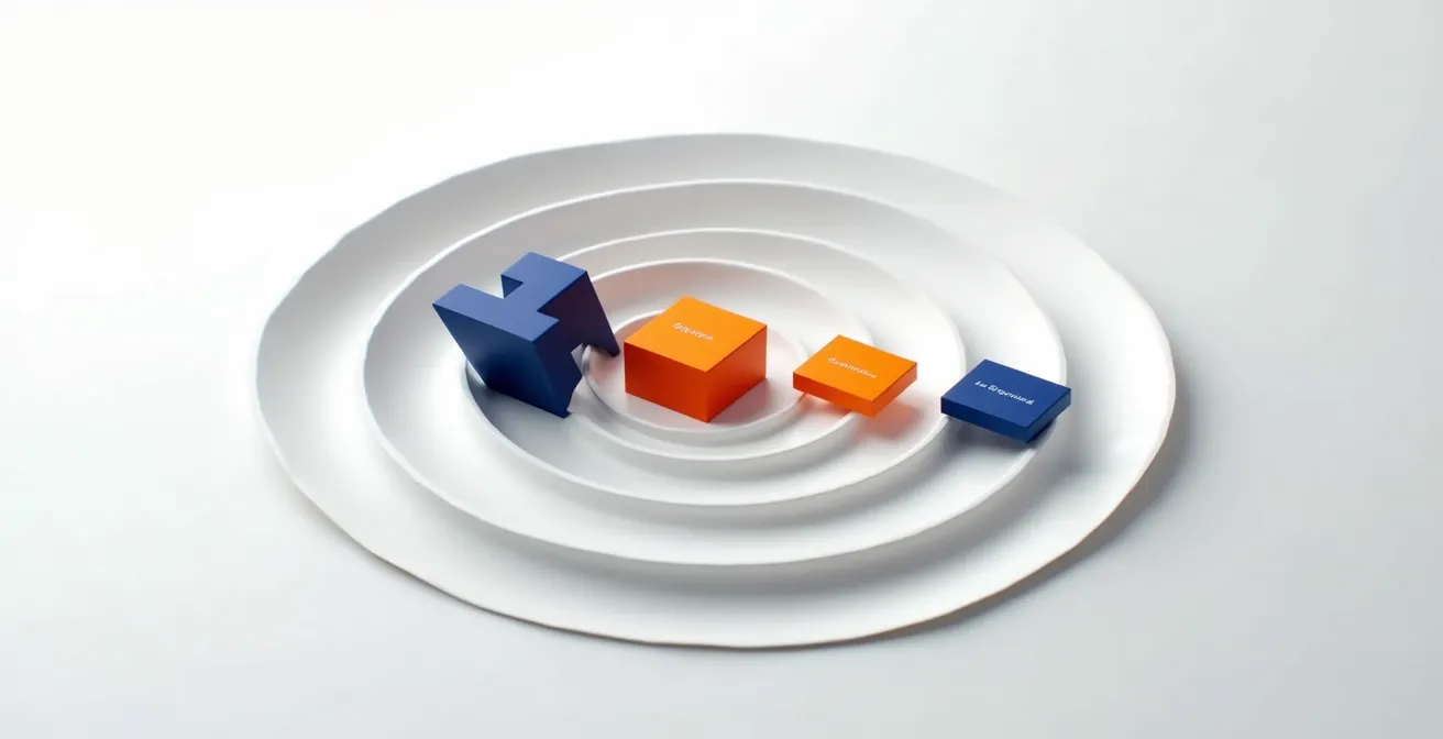 Démonstration d'un logo adapté à différentes tailles d'affichage