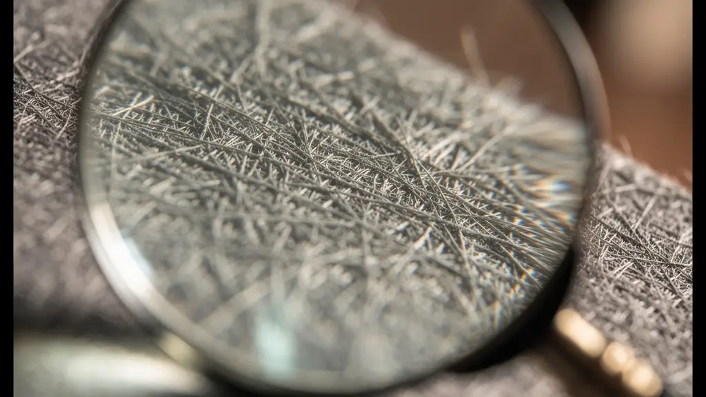 Vue macro de journal avec effet de profondeur montrant l'impact des mentions de marque