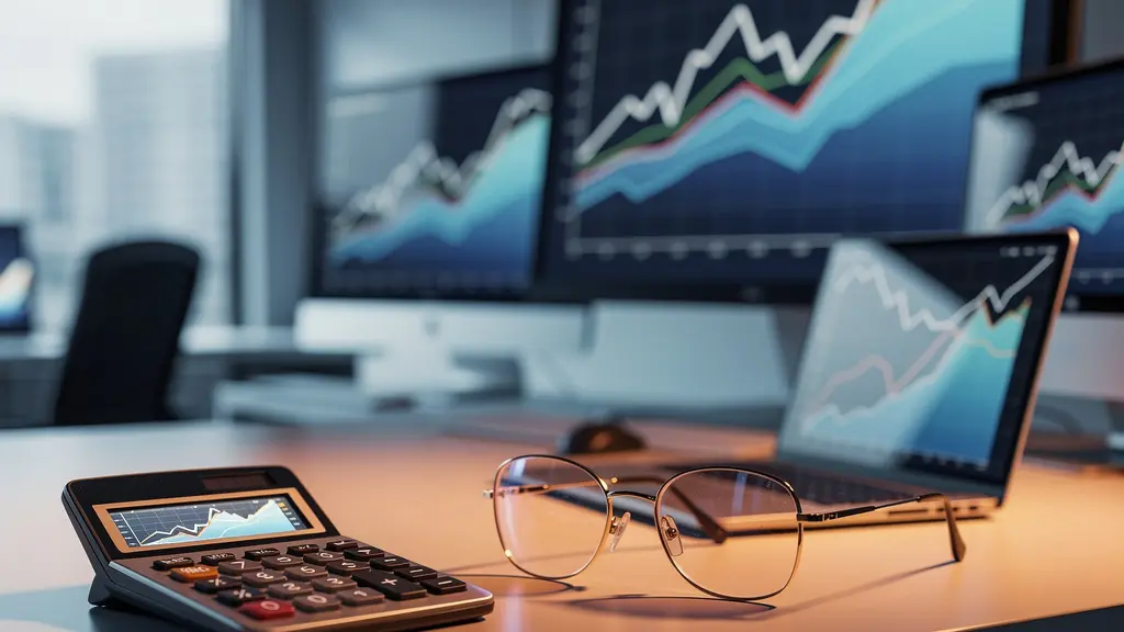 Tableau de bord d'analyse publicitaire avec graphiques financiers et métriques de performance